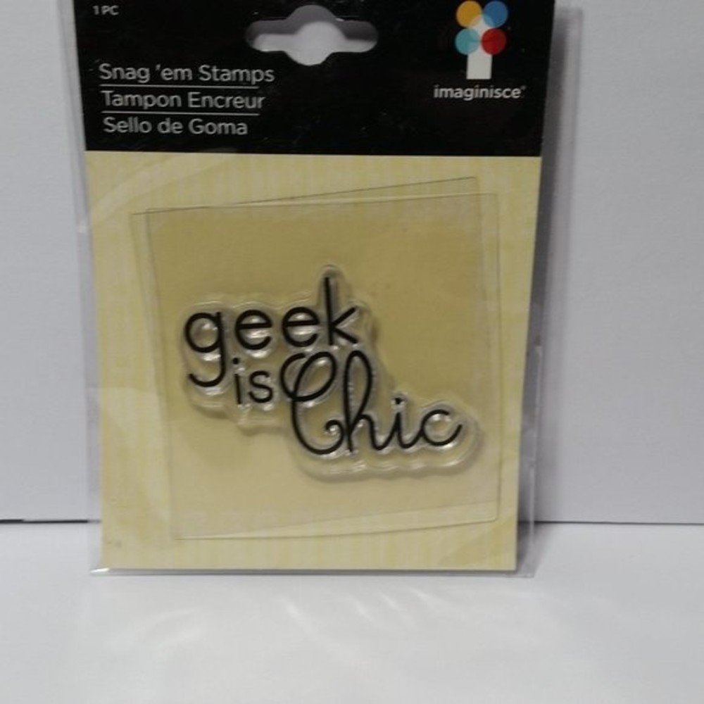 Stamp geek is chic Scrapbook Paper Crafts Card Making